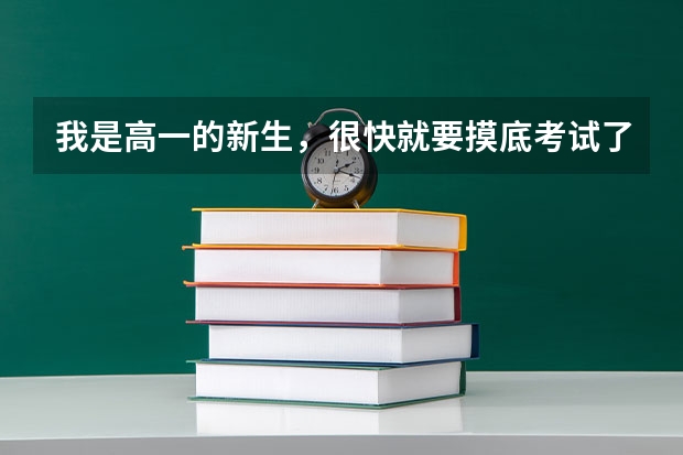 我是高一的新生，很快就要摸底考试了。但是在暑假根本不想复习。又觉得分班很重要TUT。学哥学姐我该怎么办