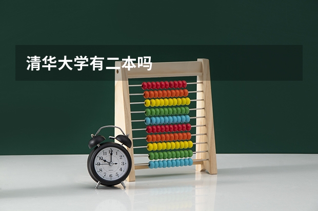 清华大学有二本吗
