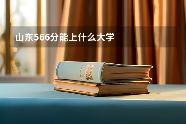 山东566分能上什么大学