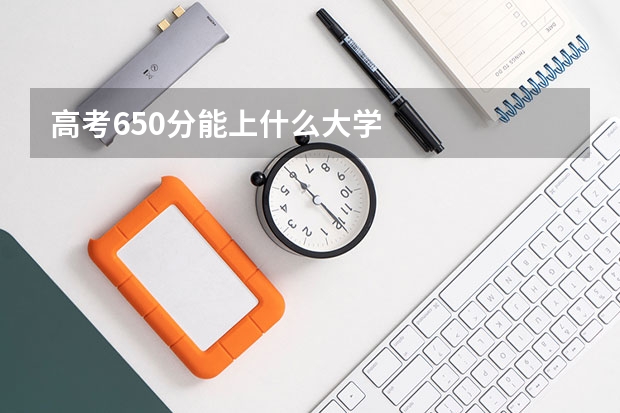 高考650分能上什么大学