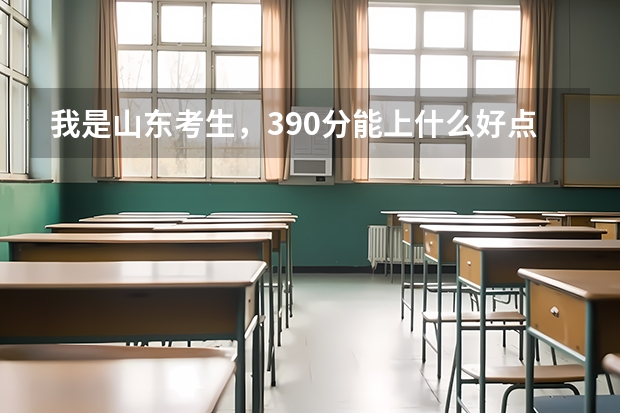 我是山东考生，390分能上什么好点的专学校？急！！