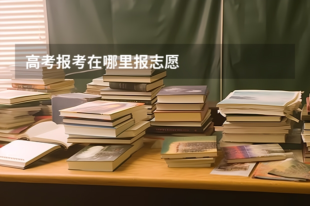 高考报考在哪里报志愿