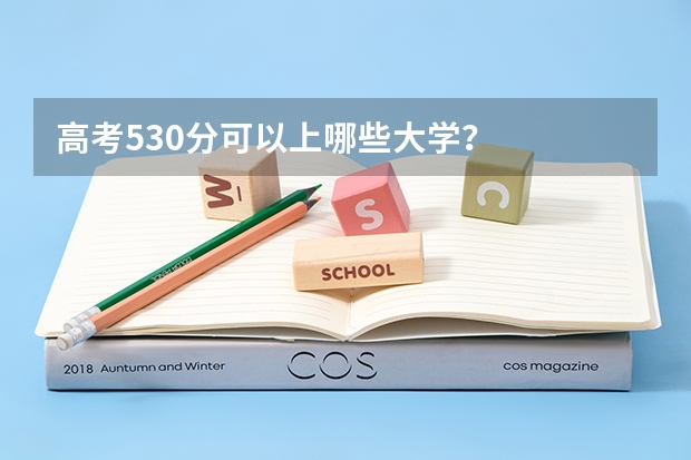 高考530分可以上哪些大学？