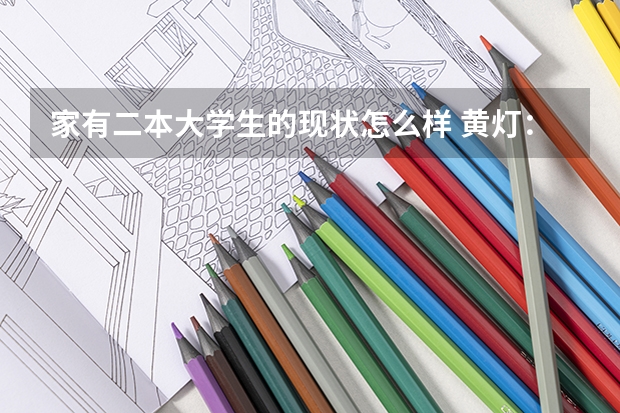 家有二本大学生的现状怎么样 黄灯：二本学生的命运，映刻着教育的底色