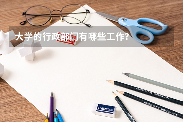大学的行政部门有哪些工作？