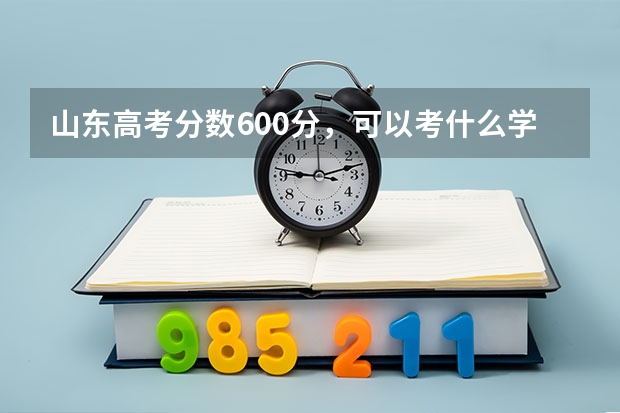 山东高考分数600分，可以考什么学校