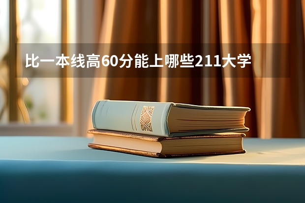 比一本线高60分能上哪些211大学