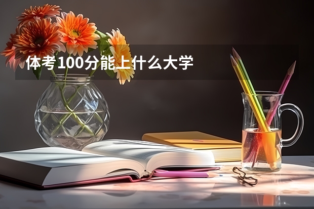 体考100分能上什么大学