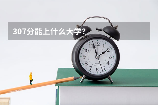 307分能上什么大学？