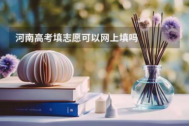 河南高考填志愿可以网上填吗