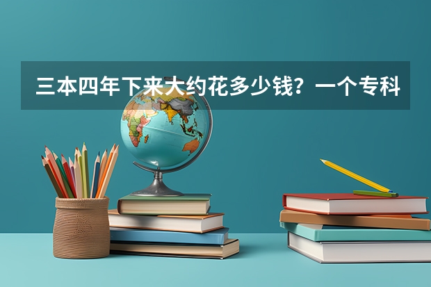 三本四年下来大约花多少钱？一个专科生升本后5年下来要花多少钱？