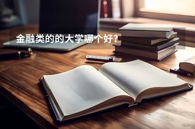 金融类的的大学哪个好?