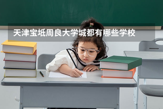 天津宝坻周良大学城都有哪些学校