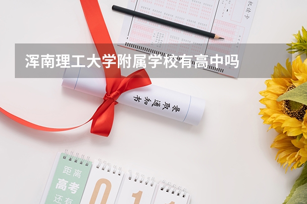 浑南理工大学附属学校有高中吗