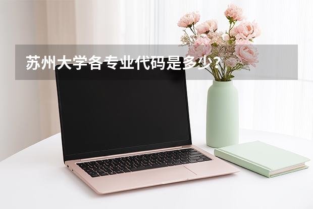 苏州大学各专业代码是多少？
