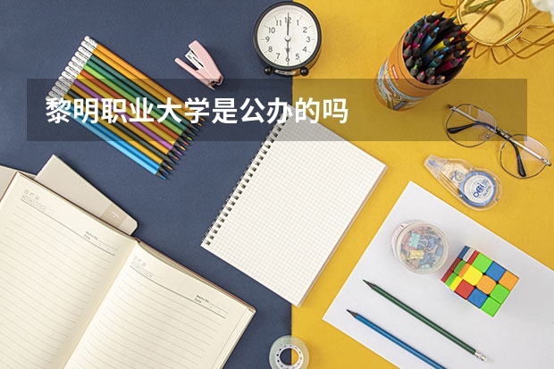 黎明职业大学是公办的吗