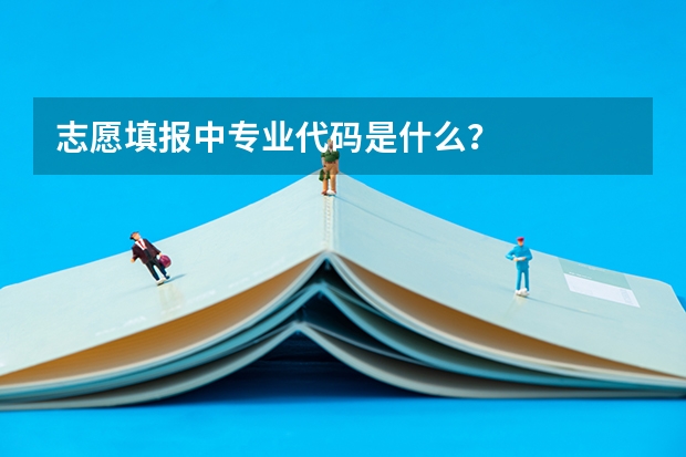 志愿填报中专业代码是什么？