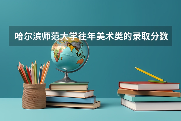 哈尔滨师范大学往年美术类的录取分数线是多少?