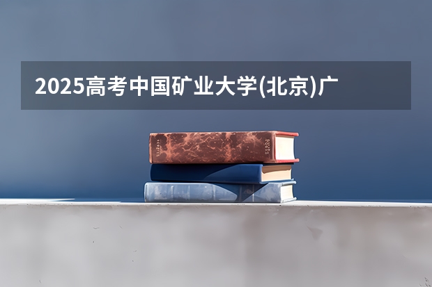 2025高考中国矿业大学(北京)广东各专业招生人数（2026参考）