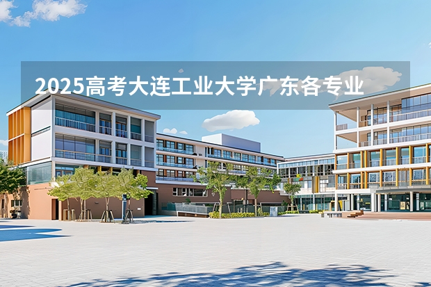2025高考大连工业大学广东各专业招生人数（2026参考）