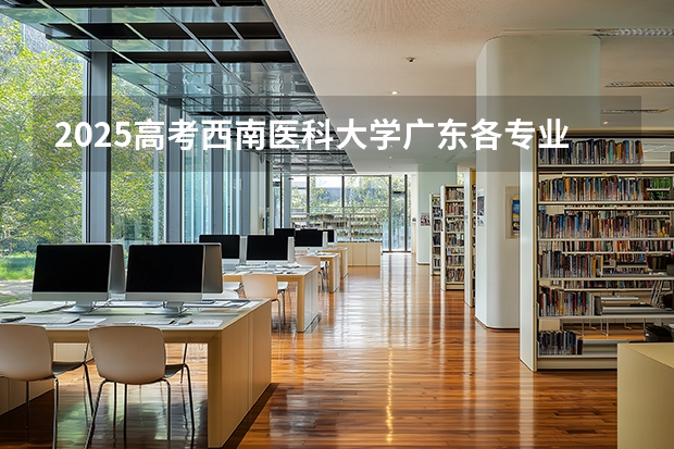 2025高考西南医科大学广东各专业招生人数（2026参考）