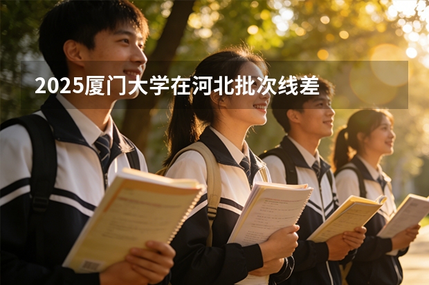 2025厦门大学在河北批次线差