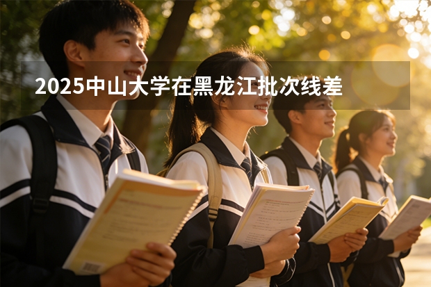 2025中山大学在黑龙江批次线差