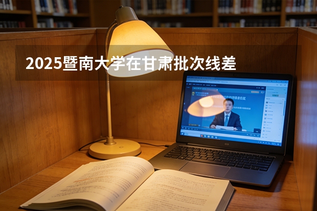 2025暨南大学在甘肃批次线差