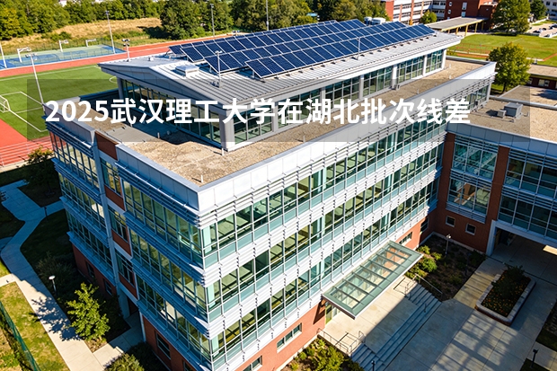 2025武汉理工大学在湖北批次线差