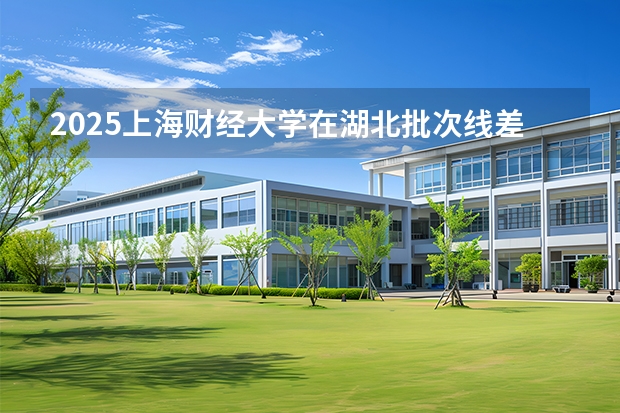 2025上海财经大学在湖北批次线差