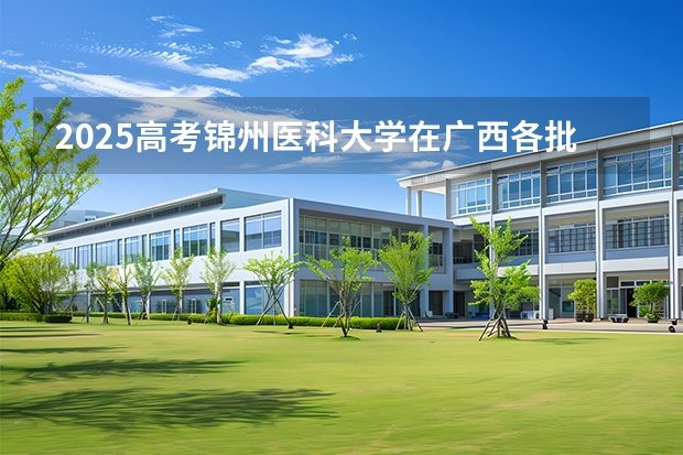 2025高考锦州医科大学在广西各批次选科要求介绍（2026参考） 