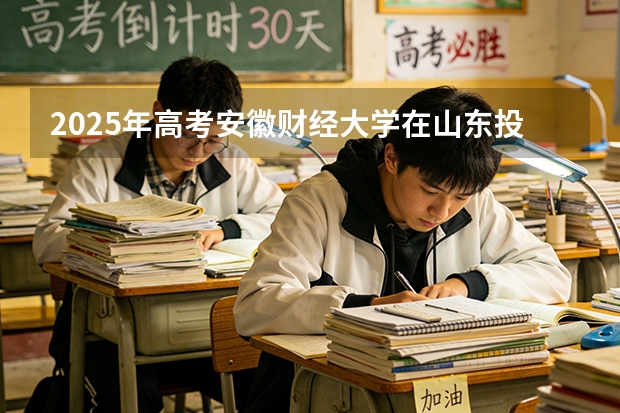 2025年高考安徽财经大学在山东投档分数线（2026参考）