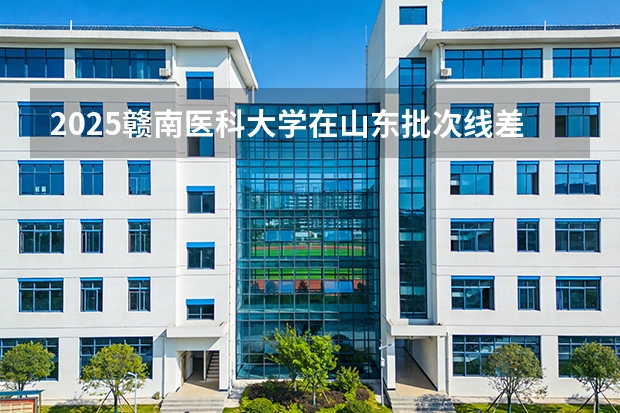 2025赣南医科大学在山东批次线差