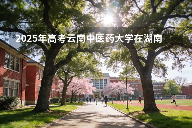 2025年高考云南中医药大学在湖南投档分数线（2026参考）