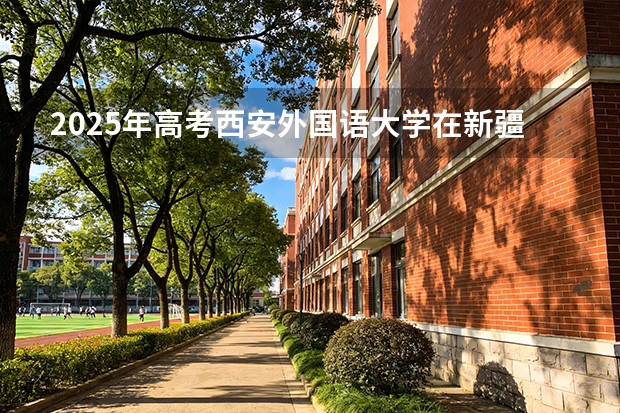 2025年高考西安外国语大学在新疆投档分数线（2026参考）