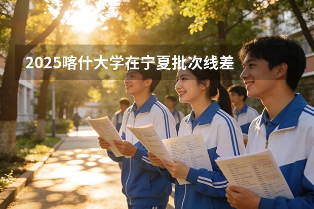 2025喀什大学在宁夏批次线差