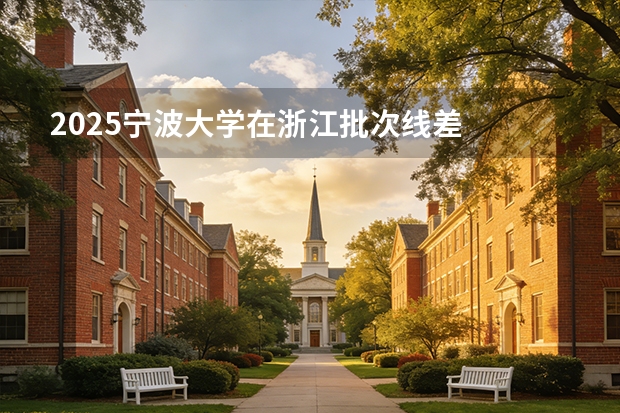 2025宁波大学在浙江批次线差