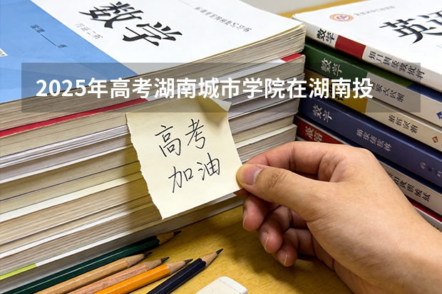 2025年高考湖南城市学院在湖南投档分数线（2026参考）