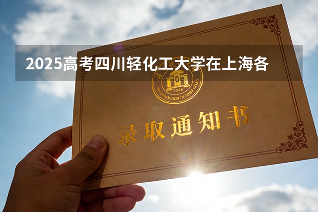 2025高考四川轻化工大学在上海各批次选科要求介绍（2026参考） 