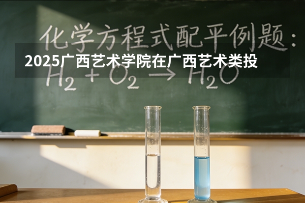 2025广西艺术学院在广西艺术类投档分数线（2026年参考）