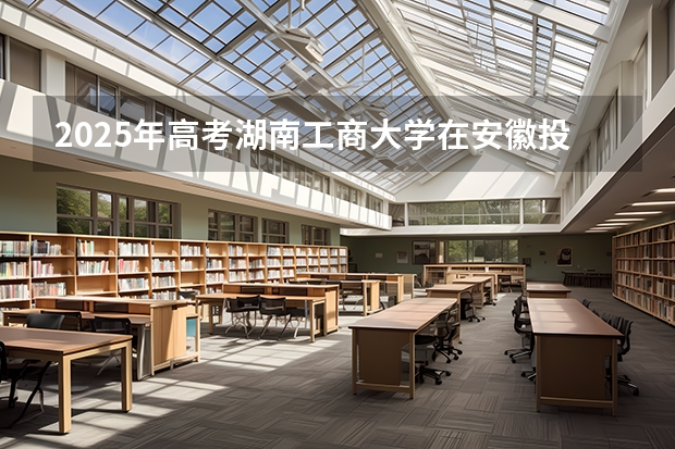 2025年高考湖南工商大学在安徽投档分数线（2026参考）