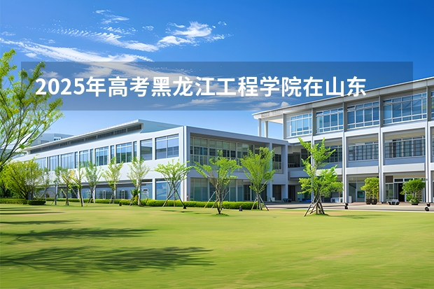 2025年高考黑龙江工程学院在山东投档分数线（2026参考）