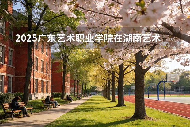 2025广东艺术职业学院在湖南艺术类投档分数线（2026年参考）