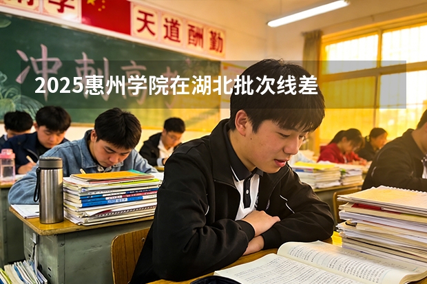 2025惠州学院在湖北批次线差