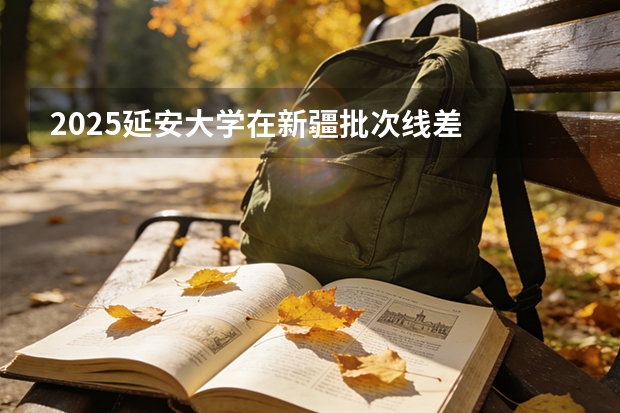 2025延安大学在新疆批次线差