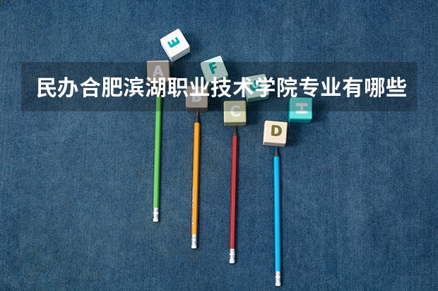 民办合肥滨湖职业技术学院专业有哪些 民办合肥滨湖职业技术学院专业大全及就业方向