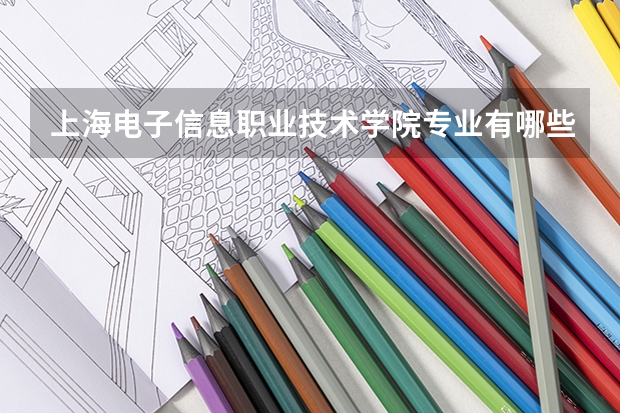 上海电子信息职业技术学院专业有哪些适合女生 上海电子信息职业技术学院专业推荐